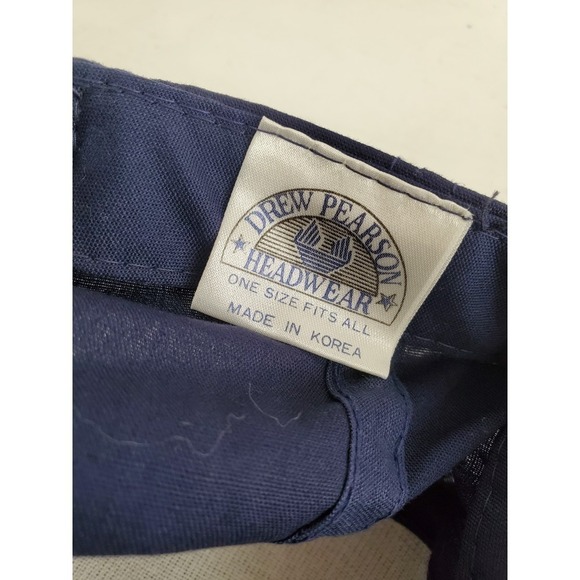 Vtg Houston Astos Snapback Hat Cap Baseball Navy Blue Onesize Drew Pearson 1980s - Picture 4 of 12